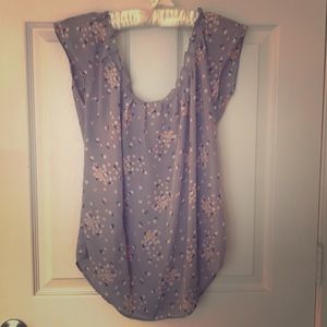🌸LC Lauren Conrad short sleeved blouse🌸